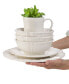 Chloe 4 Piece White Cereal Bowl Set