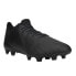 Puma Ultra 1.1 Leather Firm GroundArtificial Grass Soccer Cleats Mens Black Snea