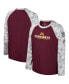 Big Boys Maroon, Camo Minnesota Golden Gophers OHT Military-Inspired Appreciation Dark Star Raglan Long Sleeve T-shirt