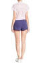 Good Luck Gem 155445 Women's Solid Woven Summer Denim Color Shorts Size L