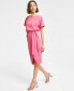 Blouson Wrap Dress