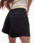 Topshop denim Lover short in washed black