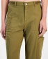 Juniors' High-Rise Washed Cargo Pants