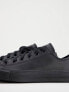 Converse Chuck Taylor All Star Ox trainers in black mono