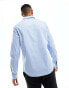 ASOS DESIGN regular fit shirt in light blue