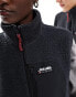 New Balance Home Again sherpa gilet in black - exclusive to ASOS