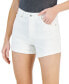 Juniors' 4" High-Rise Curvy Denim Shorts