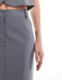 4th & Reckless tailored maxi skirt co-ord in grey