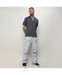 Men's Charcoal Grey Self-Design Block Shirt