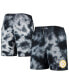 Men's Black Pittsburgh Steelers Tie-Dye Shorts