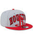 Men's Gray, Red Houston Rockets Tip-Off Two-Tone 9FIFTY Snapback Hat