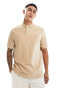 Polo Ralph Lauren icon logo cord knit polo classic oversized fit in tan