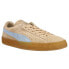 Puma Maison Kitsune X Suede Lace Up Mens Beige Sneakers Casual Shoes 381270-01