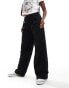 Vans alder relaxed pleated trousers in black