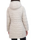 Women's Faux-Fur-Trim Hooded Packable Puffer Coat