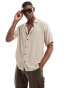 Jack & Jones viscose shirt in beige