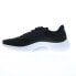 Reebok Lite 4 Womens Black Canvas Lace Up Athletic Running Shoes