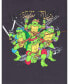 Toddler Boys Leonardo Michelangelo Raphael T-Shirt and Mesh Shorts Outfit Set to