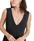 Petite V-Neck Sleeveless Top