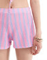 ASOS DESIGN co-ord boxer short in stripe