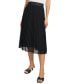 Pleated Midi Skirt