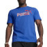 Puma Celebration Graphic Crew Neck Short Sleeve T-Shirt Mens Blue Casual Tops 68