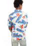 Superdry Hawaiian shirt in optic paradise