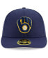 Men's Navy Milwaukee Brewers National Baseball Hall of Fame Low Profile 59FIFTY Fitted Hat