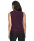 Women's Ribbed Sleeveless Crewneck Sweater