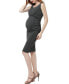 Maternity Delia Ruched Midi Dress