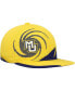 Big Boys Gold and Blue Marquette Golden Eagles Spiral Snapback Hat