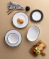 Rill 12-Piece Dinnerware Set, Service for 4