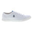 Original Penguin Petey Stripe Lace Up Mens White Lifestyle Sneakers Shoes