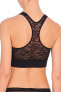 Natori 290469 Women's Bliss Femme Lace Racerback Bralette in Black, Size Small