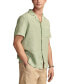 Men's Linen Camp Collar Short Sleeve Shirt