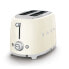 SMEG toaster TSF01CREU (Cream) - 2 slice(s) - Cream - Steel - Buttons - Level - Rotary - China - 950 W