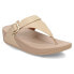 FITFLOP Lulu Adjustable Leather Toe-Post Slides