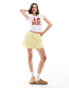 Stradivarius 'I heart me' baby tee in white