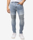 Raw X Men's Skinny Fit Moto Jeans