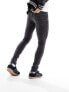 COLLUSION x001 mid rise skinny jean in washed black