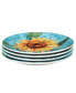 Golden Sunflowers Set of 4 Salad Plates