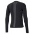 Puma ExoAdapt Crew Neck Long Sleeve Athletic T-Shirt Mens Black Casual Tops 5201