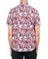 Men's Slim-Fit Non-Iron Performance Stretch Floral Button-Down Shirt