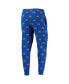 Брюки мужские The Wild Collective Royal New York Knicks Allover Logo Jogger Pants