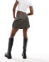 Good For Nothing cargo mini skirt in khaki