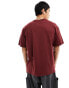 Nike SB logo t-shirt in burgundy