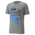 Puma Bmw Mms Vintage Car Graphic Crew Neck Short Sleeve T-Shirt Mens Grey Casual