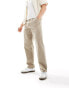 ASOS DESIGN relaxed chino in washed beige