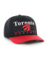 Men's Black, Red Toronto Raptors Super Hitch Adjustable Hat