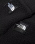 The North Face Fleeski Etip touchscreen compatible fleece gloves in black